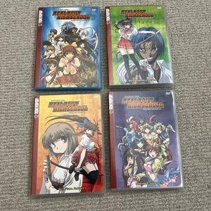Rare Lot of Samurai Girl Real Bout High School Vol. 1 2 3 4 Anime DVD Tokyopop